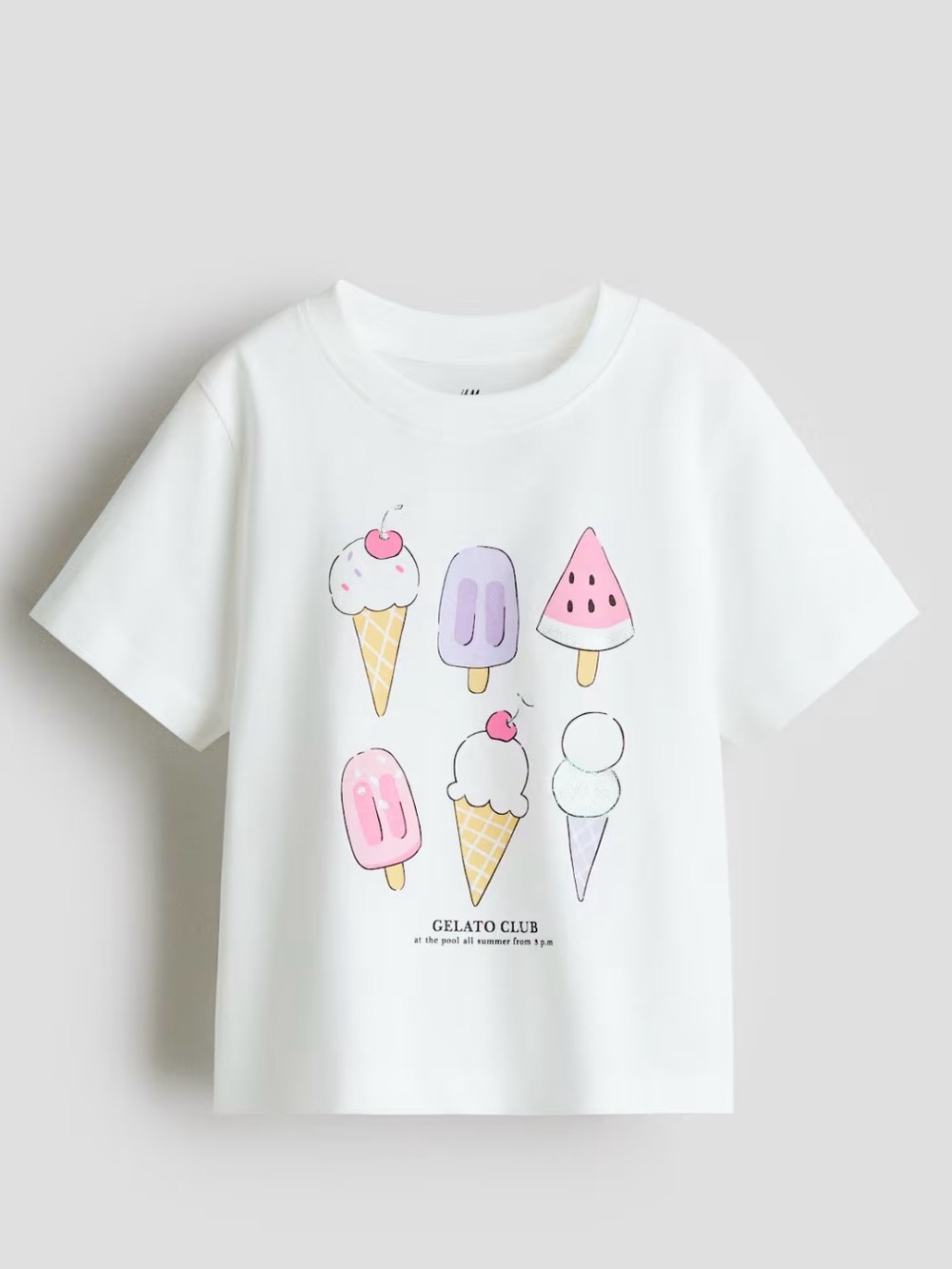 NWT Kids H&M Ice Cream Tshirt